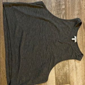 Charolette Russe grey cropped tank top